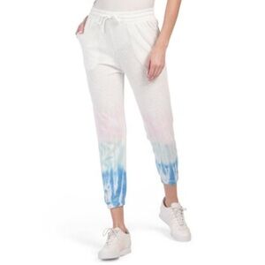 NWT Splendid Sunrise Ombré Tie Dye Jogger Sweatpants Sz S